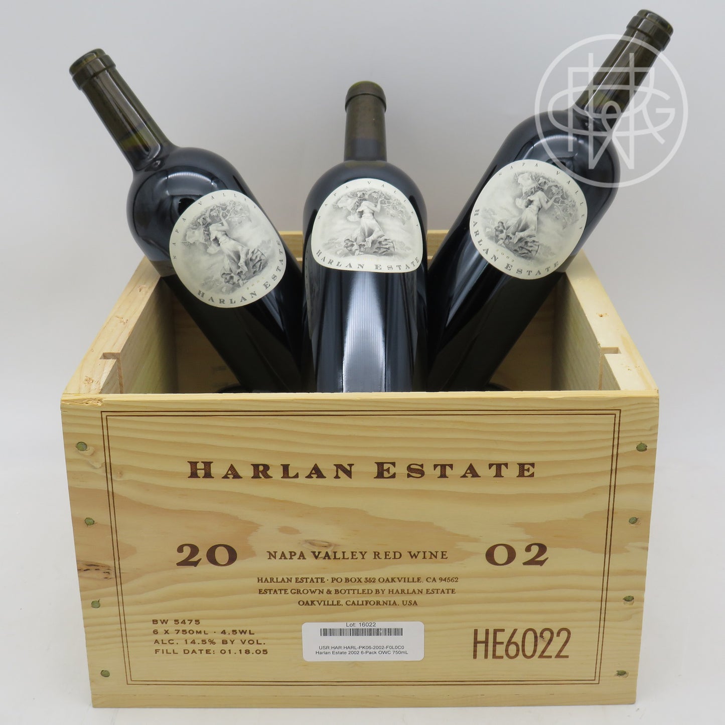 Harlan Estate 2002 6-Pack OWC 750mL