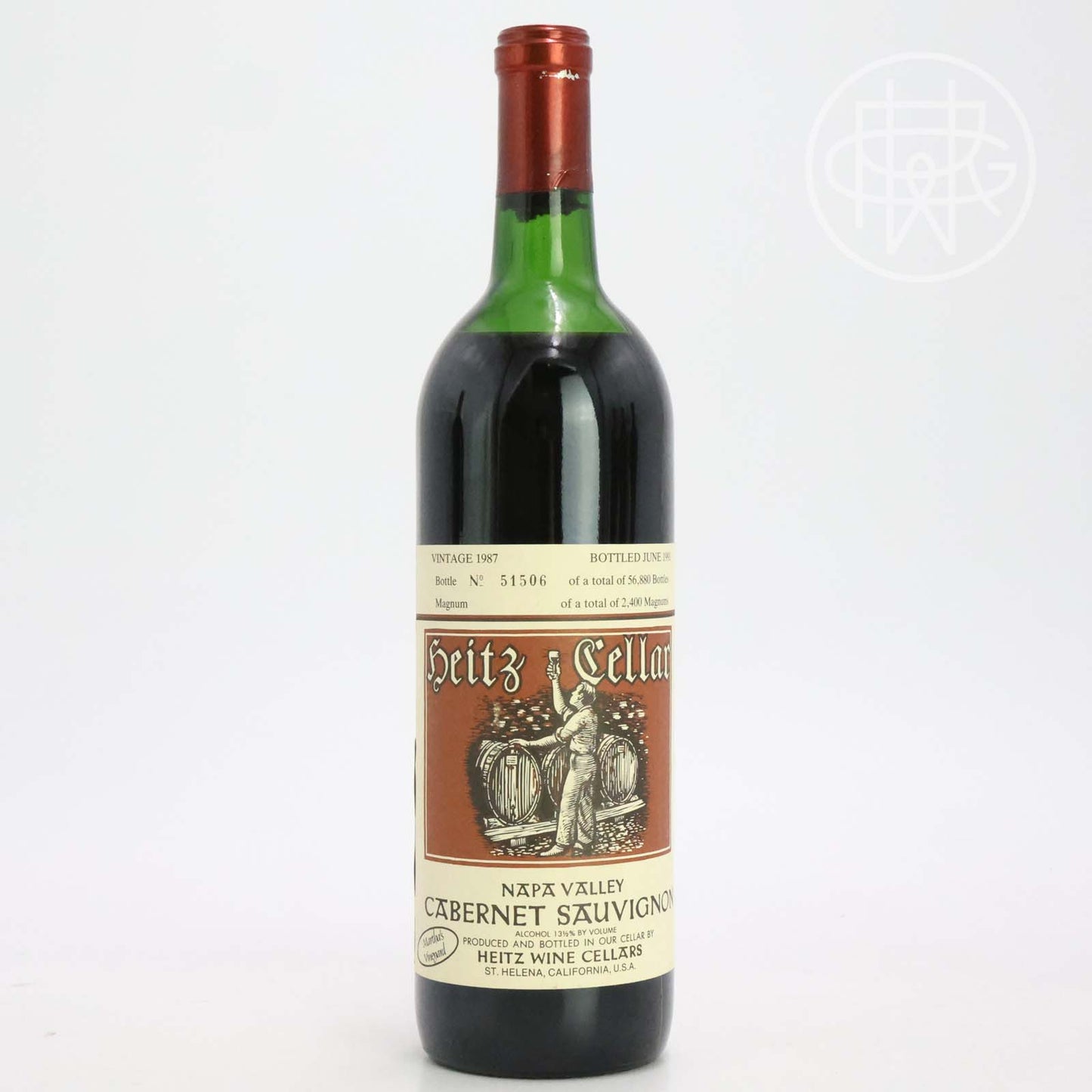 Heitz Martha's Vineyard 1987 750mL (High Shoulder)