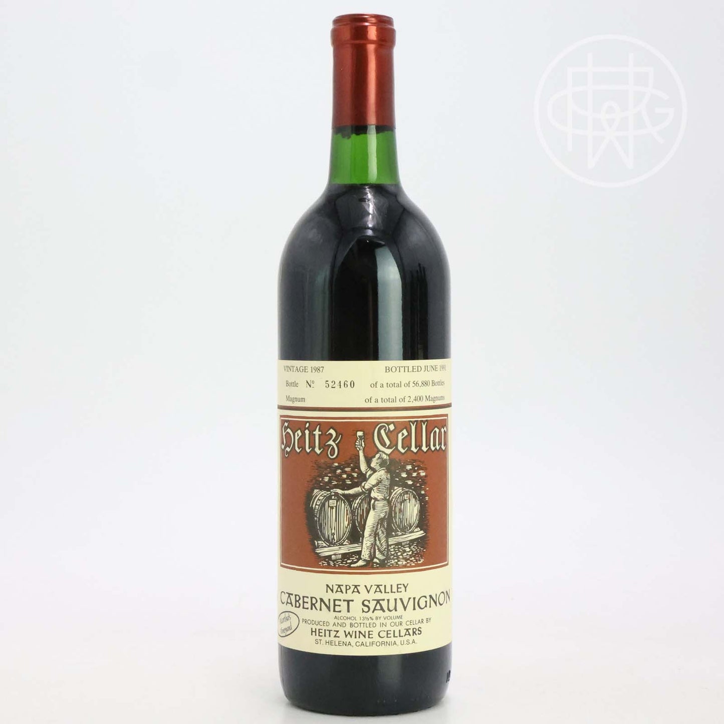 Heitz Martha's Vineyard 1987 750mL [Very Top Shoulder]