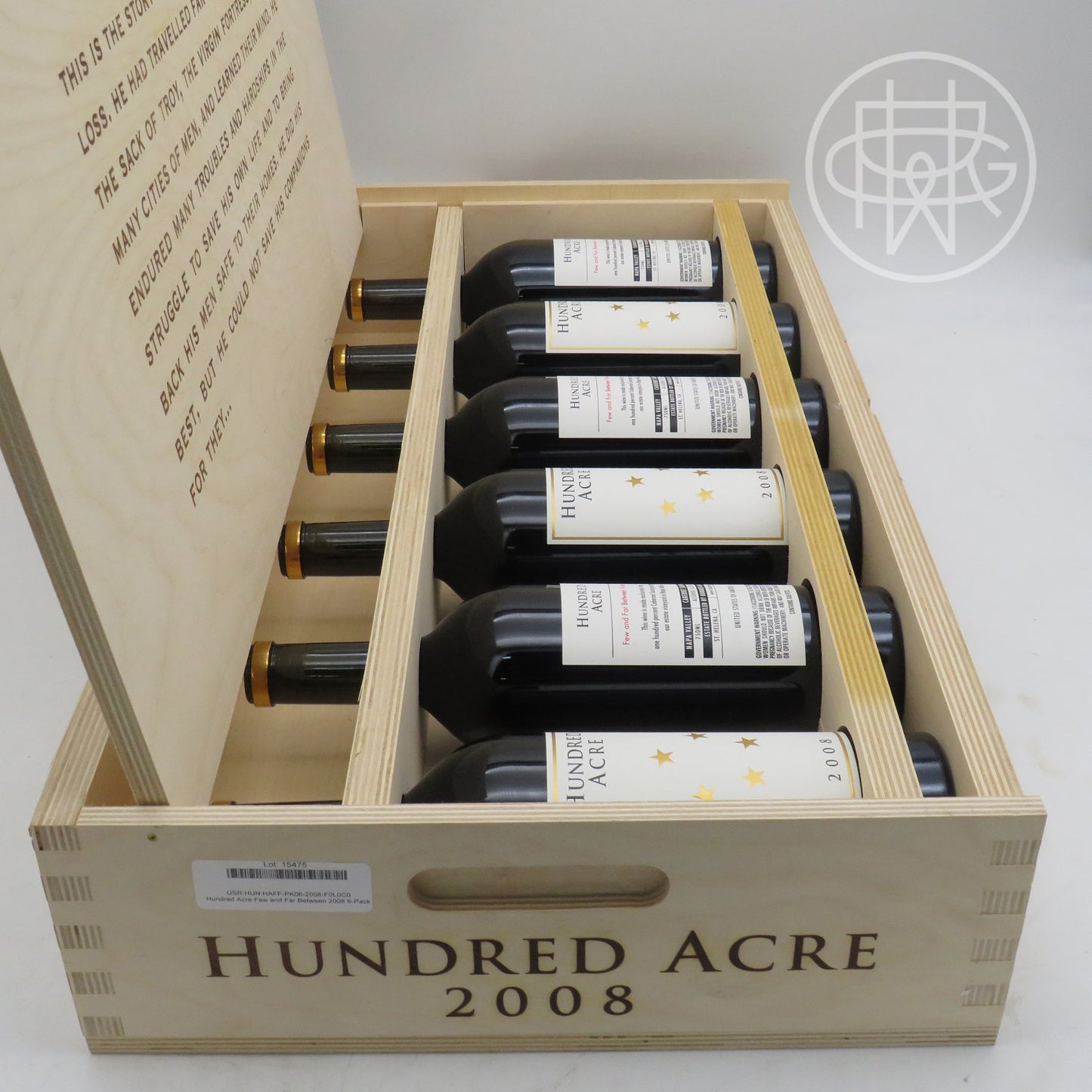 Hundred Acre Few and Far Between 2008 6-Pack OWC 750mL