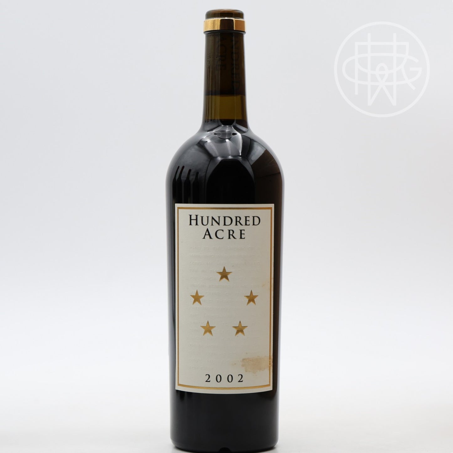 Hundred Acre Kayli Morgan 2002 750mL (Soiled Label)
