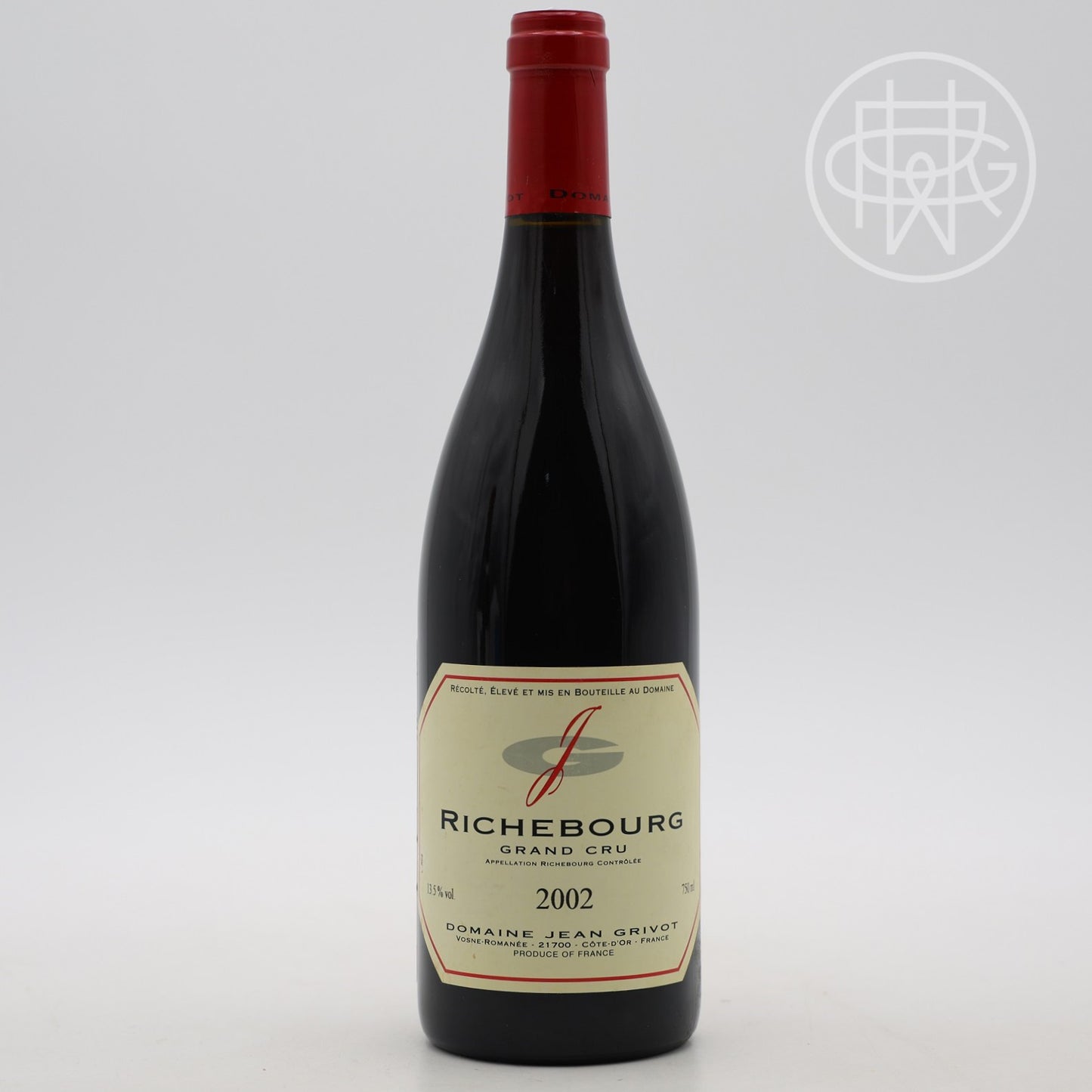 Jean Grivot Richebourg 2002 750mL