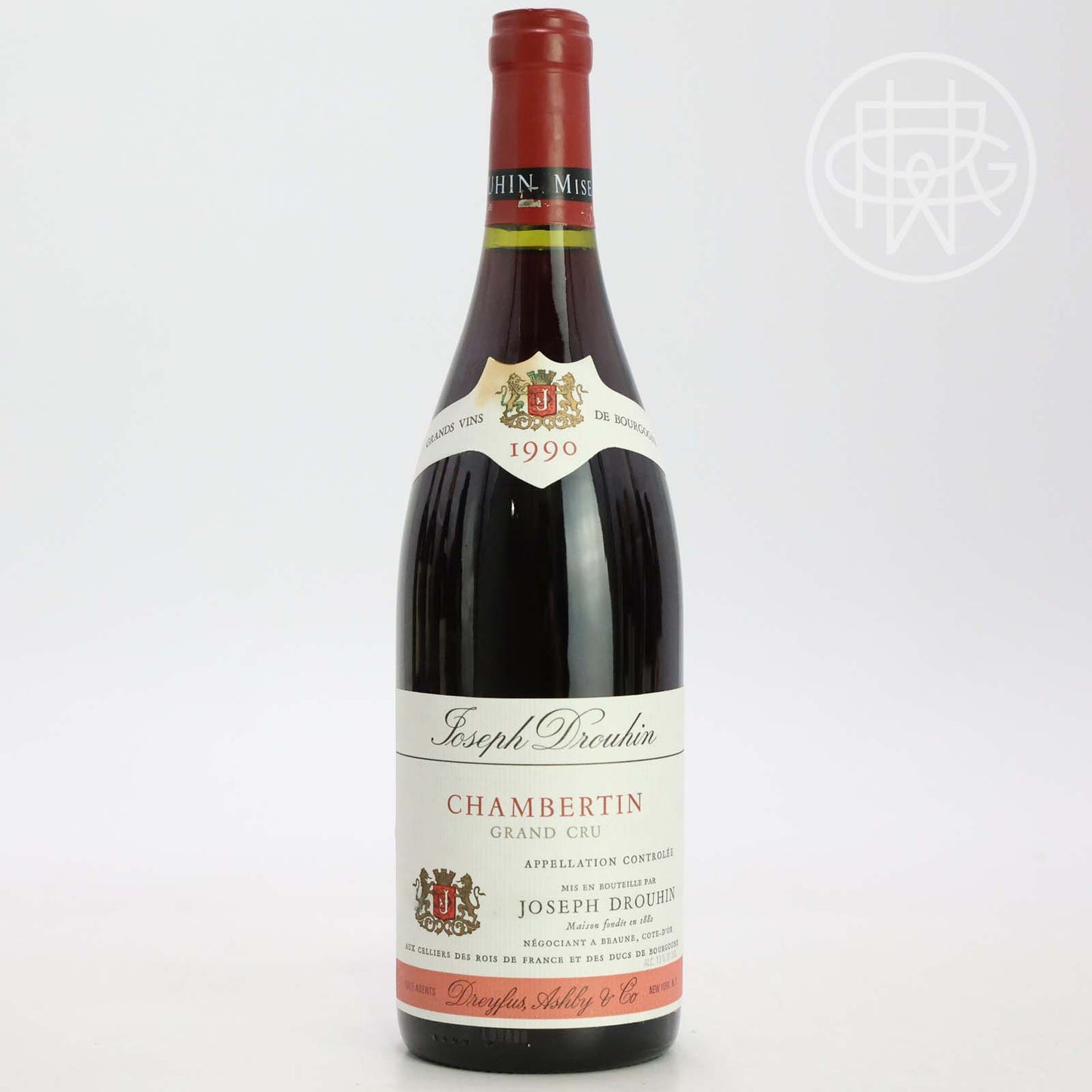 Joseph Drouhin Chambertin 1990 750mL [Stained Vintage Tag]