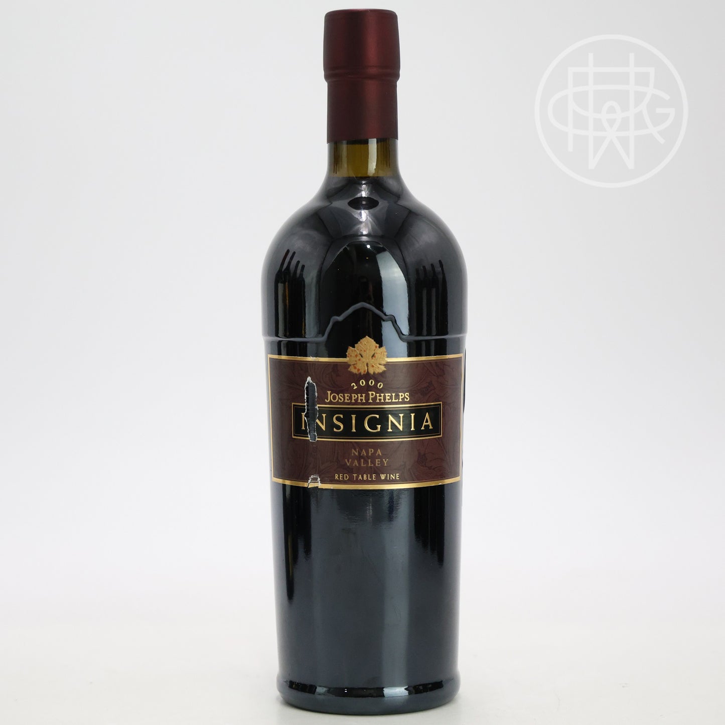 Joseph Phelps Insignia 2000 750mL (Slightly Torn Label)