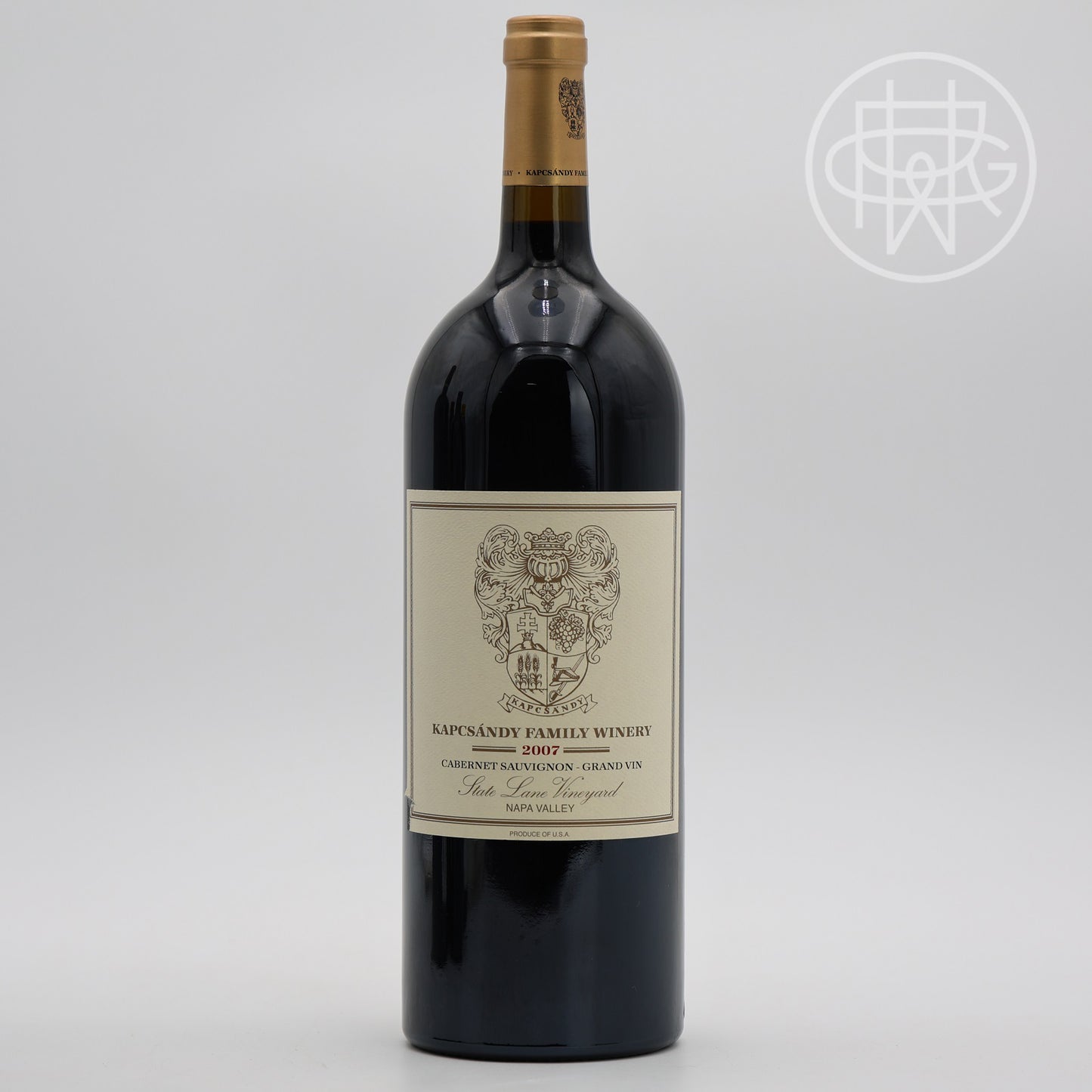Kapcsandy [Grand Vin] State Lane 2007 1.5L (Nicked Label)