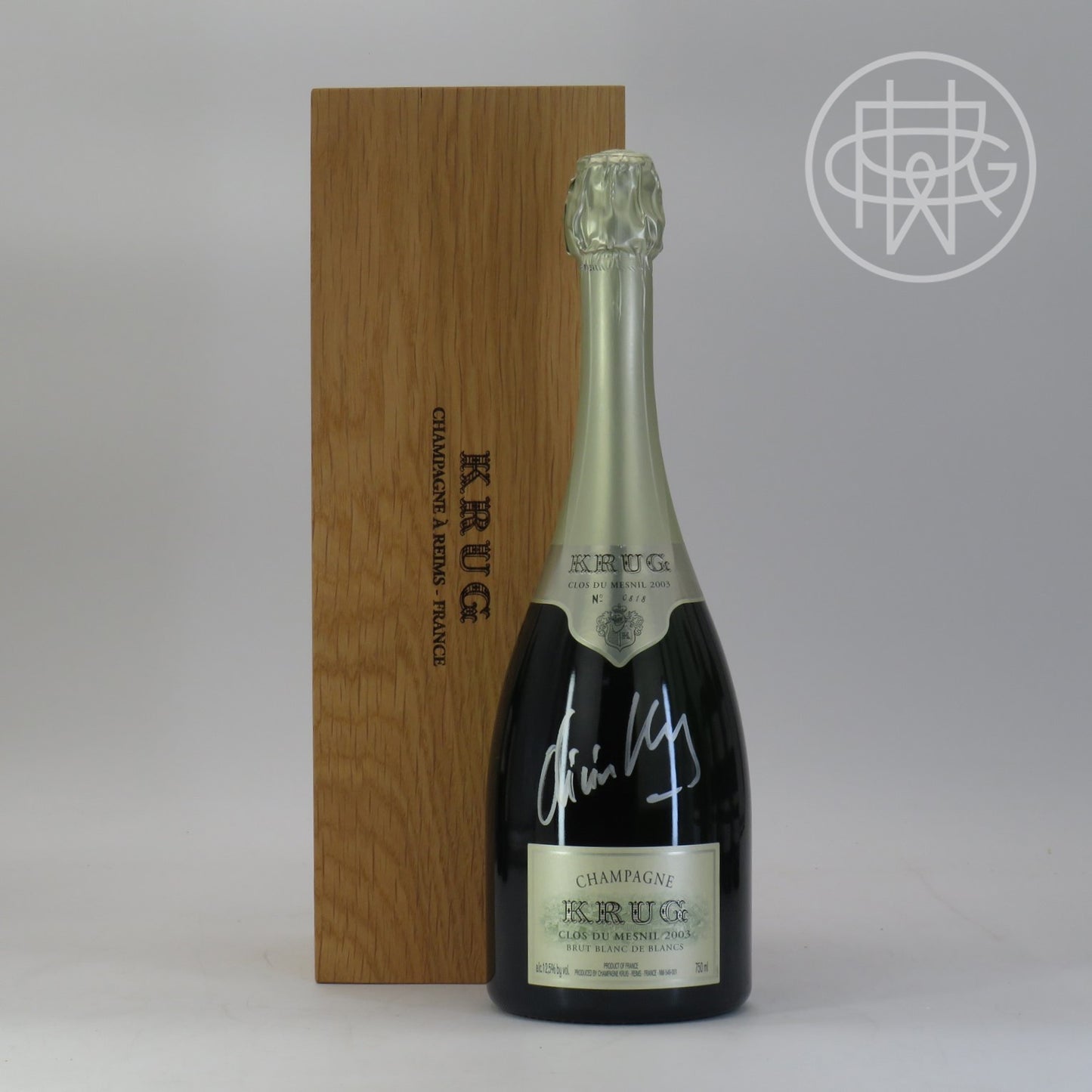 Krug Clos de Mesnil 2003 OWC 750mL [Signed by Olivier Krug]