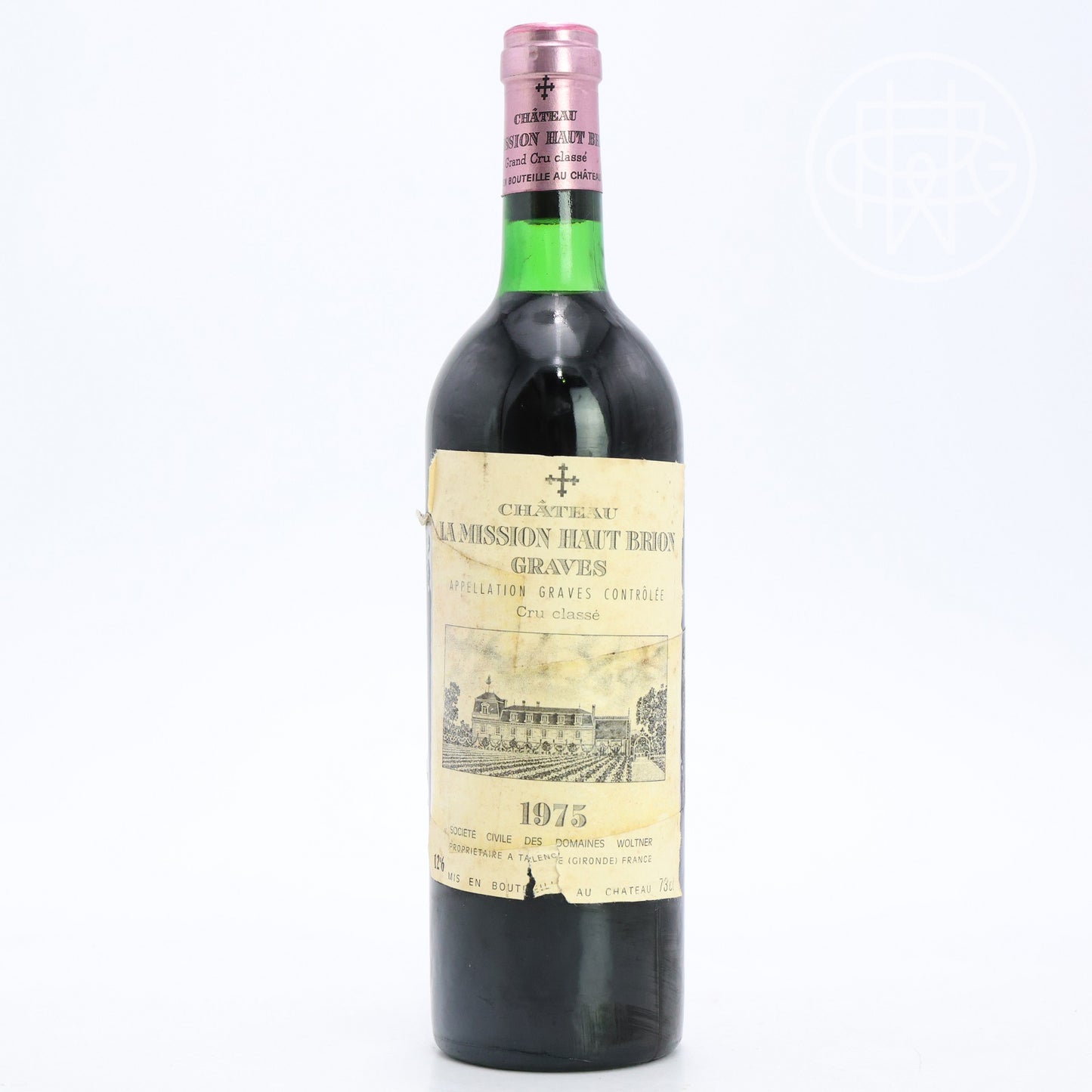 La Mission Haut Brion 1975 750mL (Taped Label)