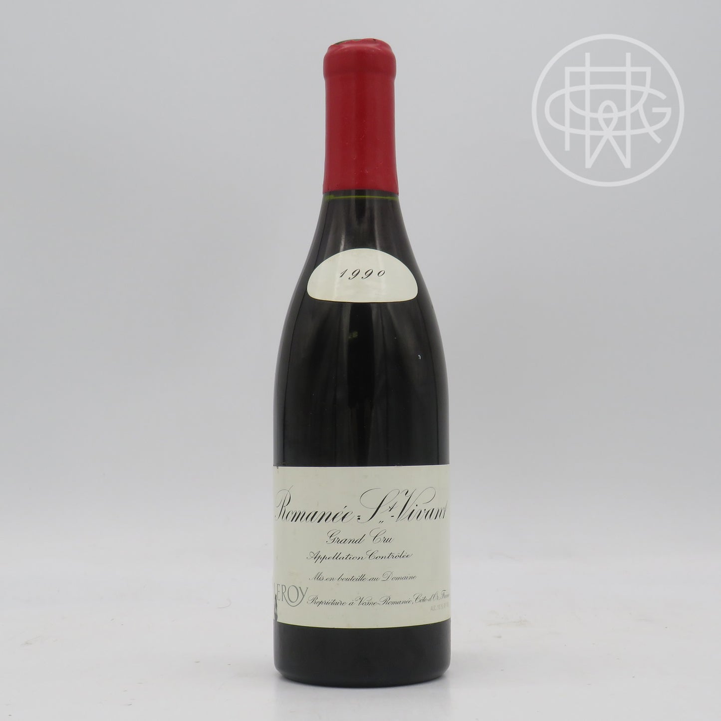 Leroy St. Vivant 1990 750mL [Chipped Wax Capsule, Slightly Torn Label]
