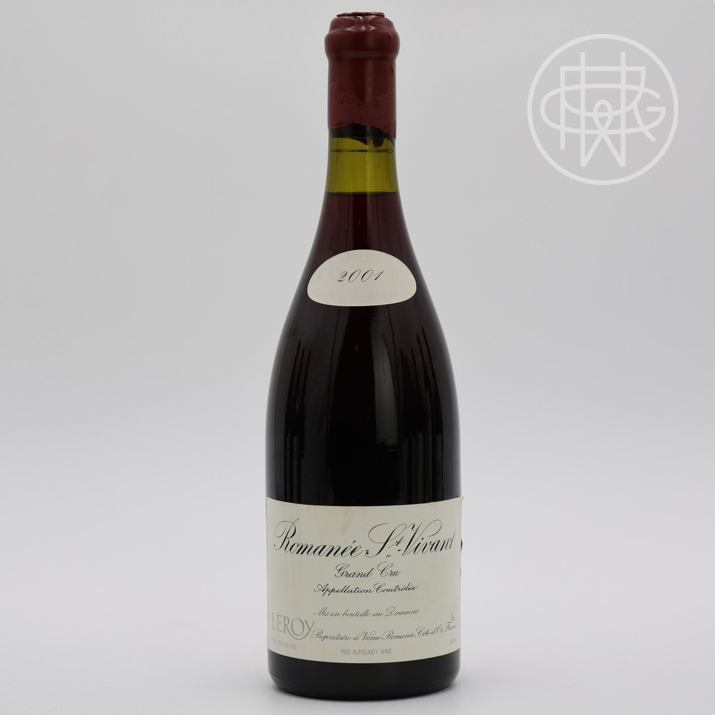 Leroy St. Vivant 2001 750mL [Chipped Wax Capsule]