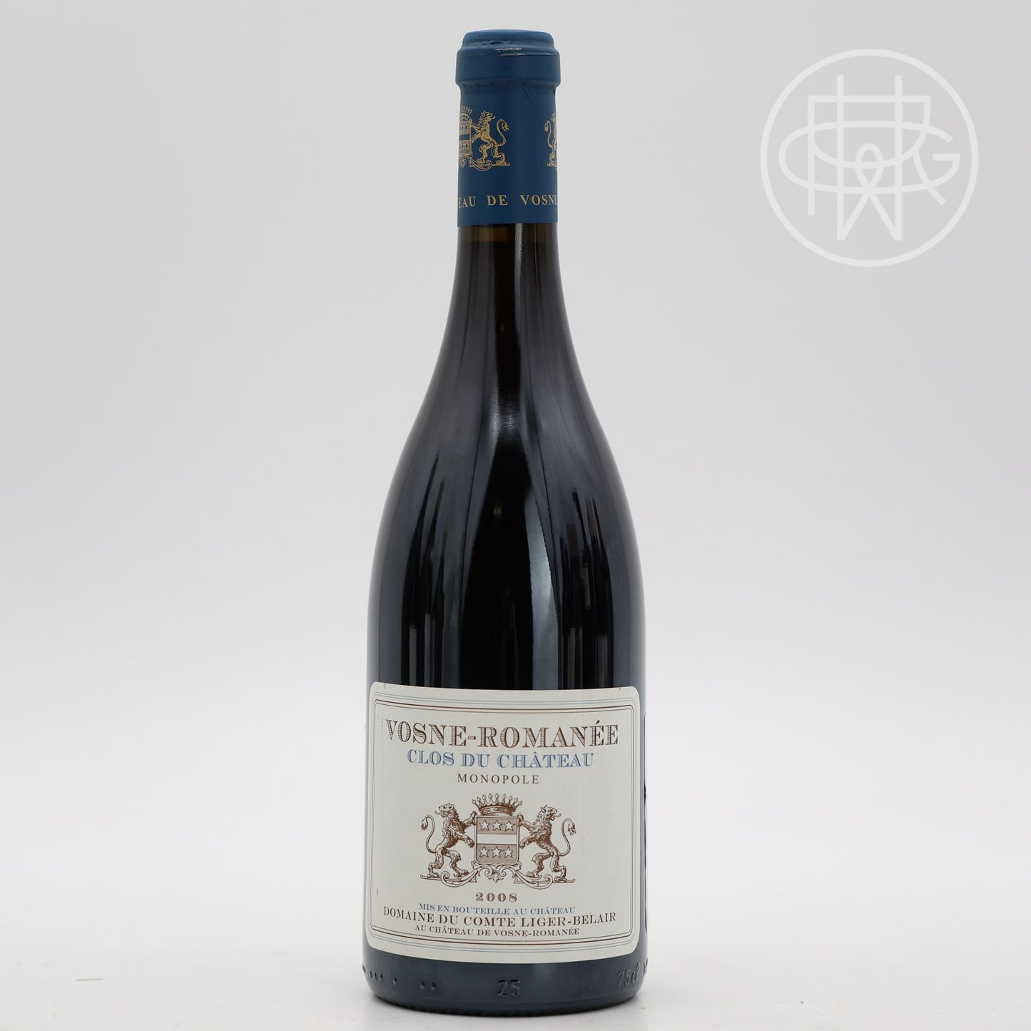 Liger Belair Vosne Romanee Clos de Chateau 2008 750mL (Soiled Label)