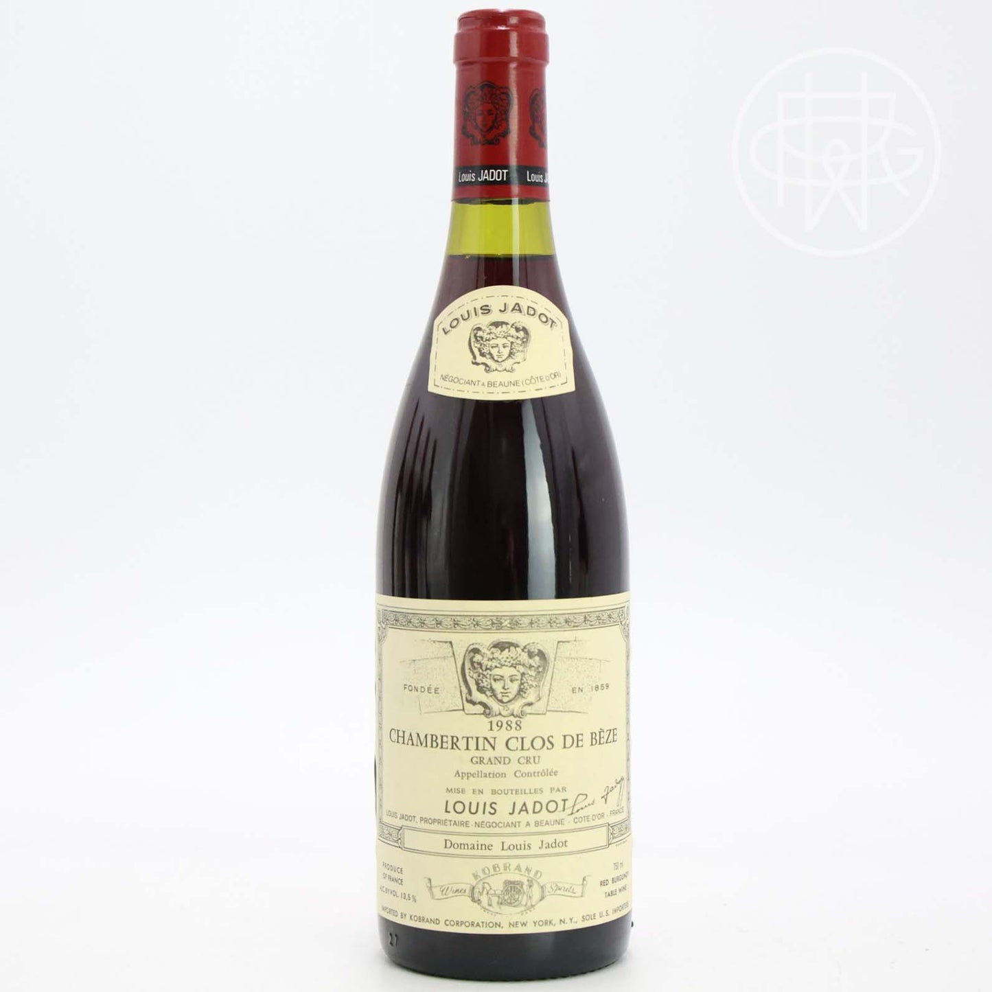 Louis Jadot Chambertin Clos de Beze 1988 750mL