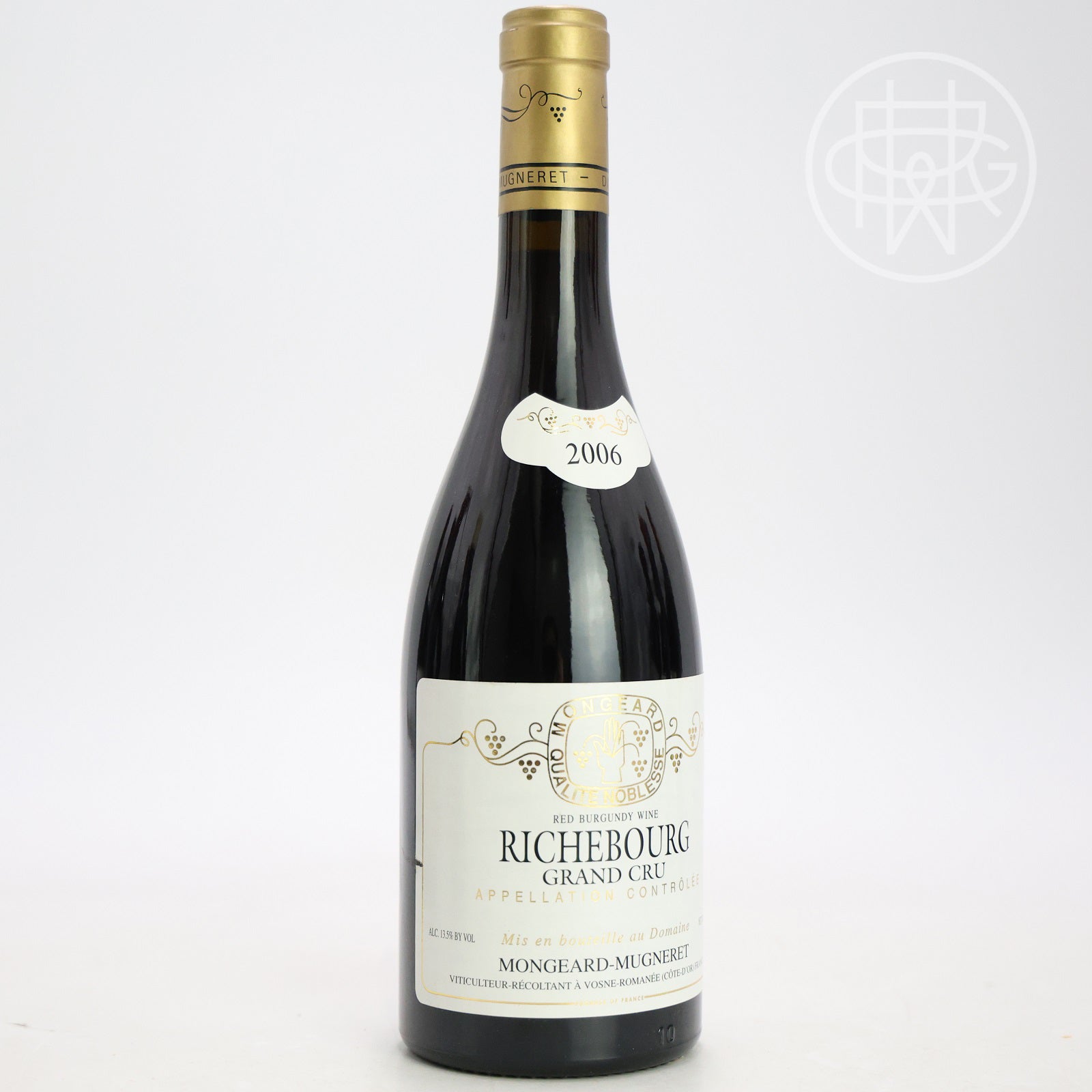 Nicked Mongeard Mugneret Richebourg 2006 750mL (Slightly Nicked Label) – GRW ...