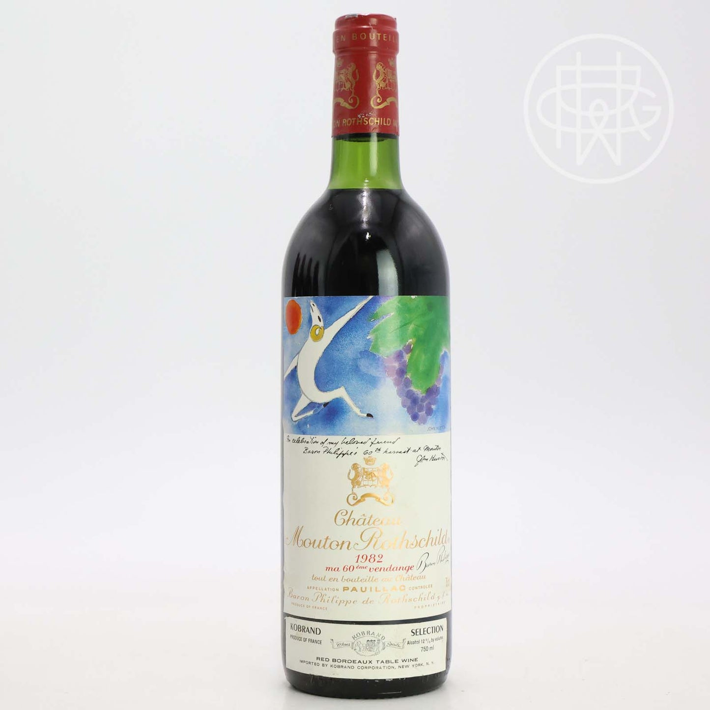 Mouton 1982 750mL (Slightly Nicked Capsule)
