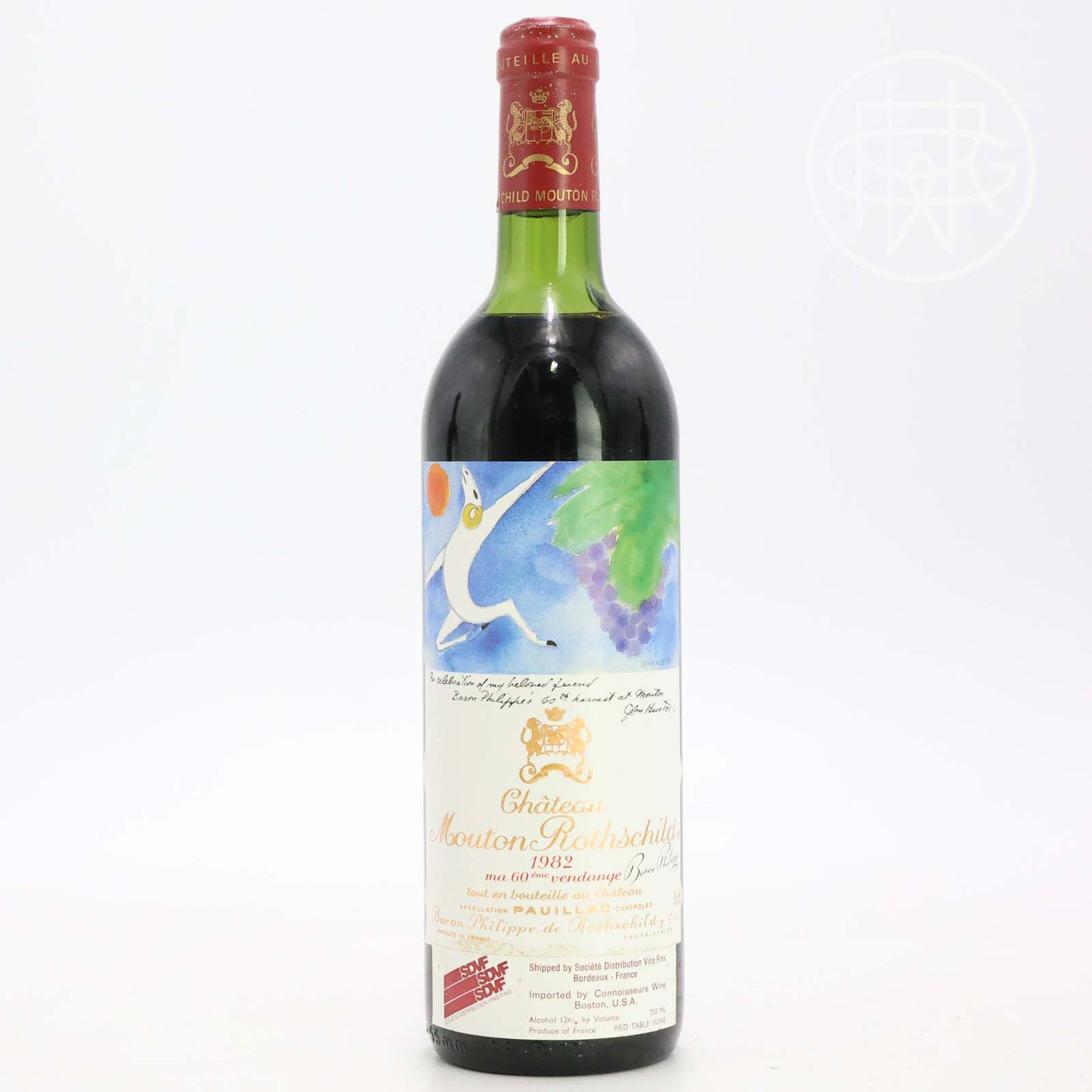 Mouton 1982 750mL (Very High Shoulder, Slightly Corroded Capsule)