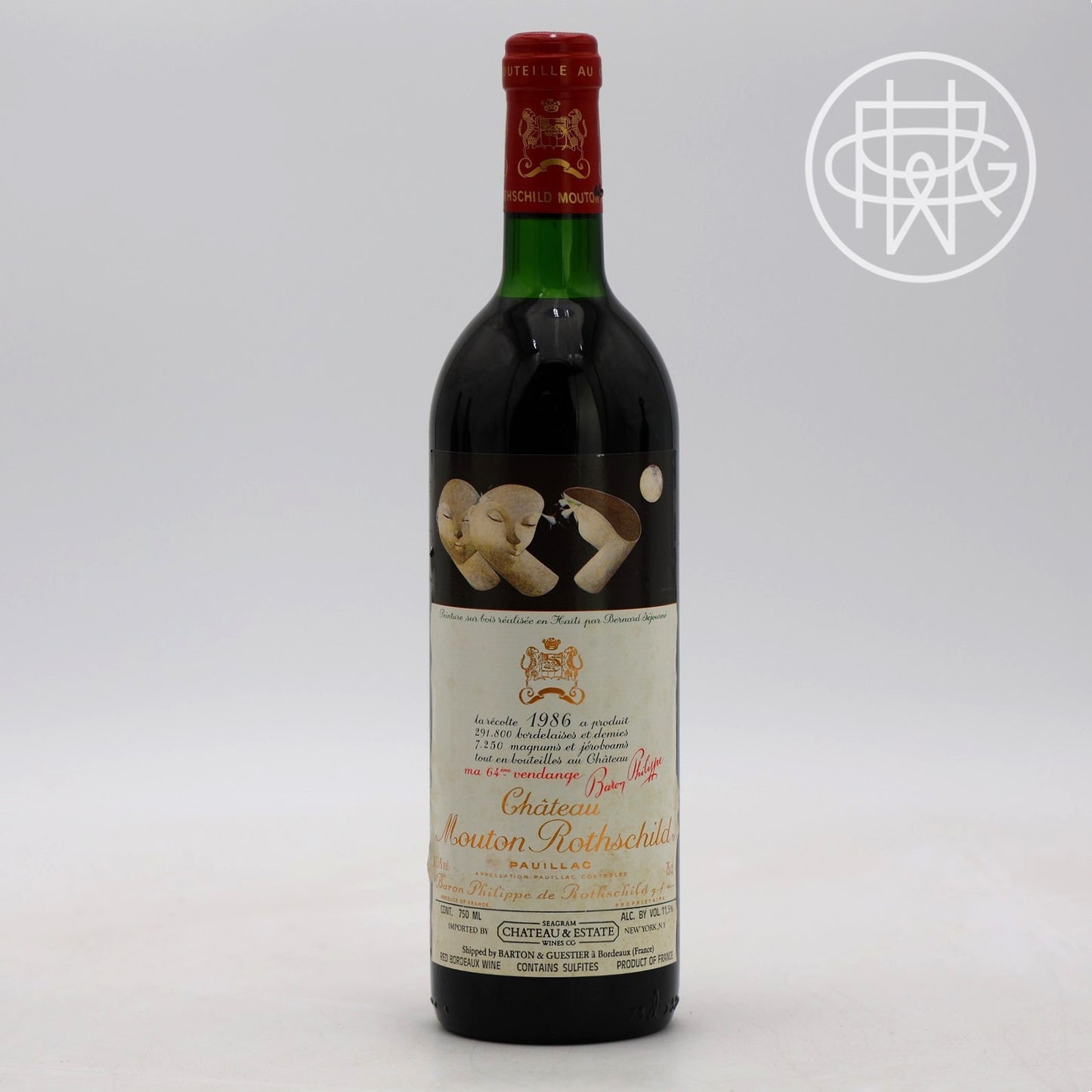 Mouton 1986 750mL (Top Shoulder)