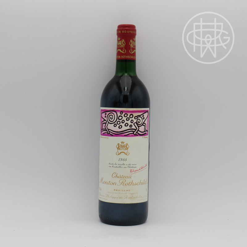 Mouton 1988 750mL (Top Shoulder, Slighlty Soiled Label)