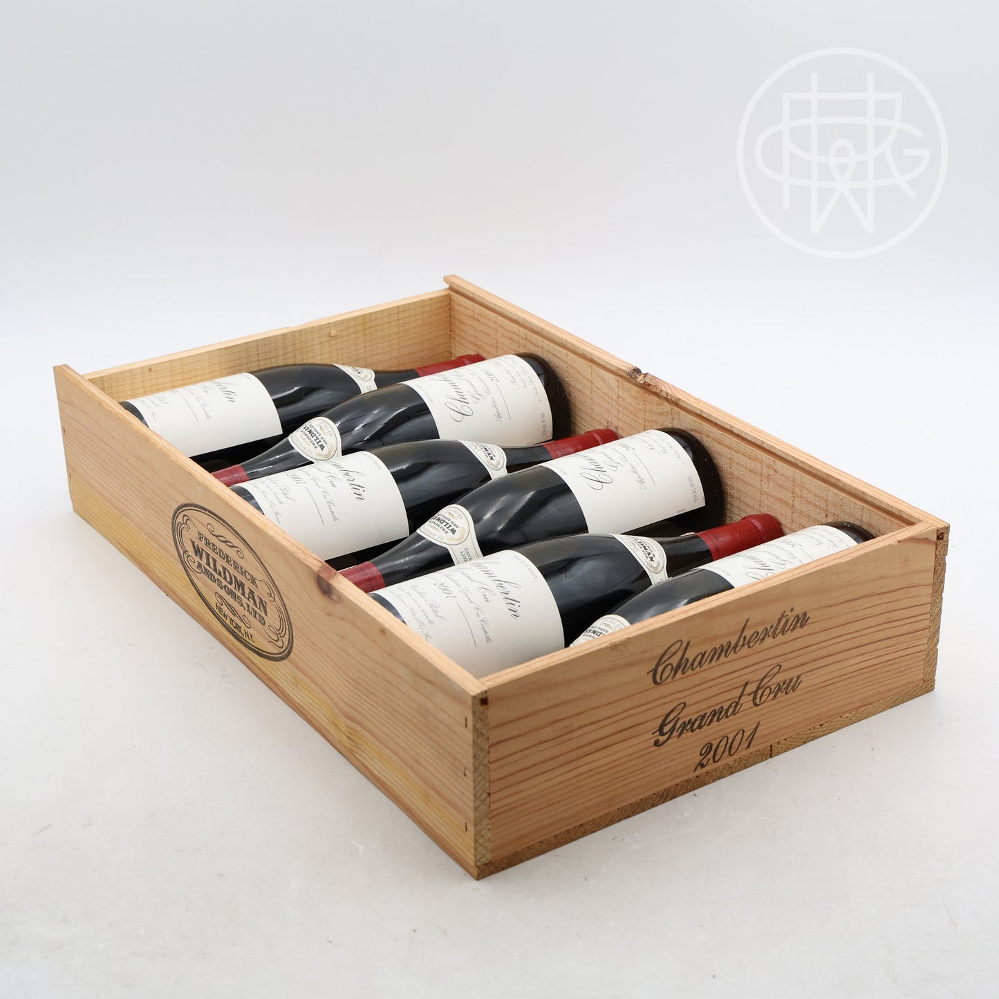Nicolas Potel Chambertin 2001 6-Pack OWC 750mL