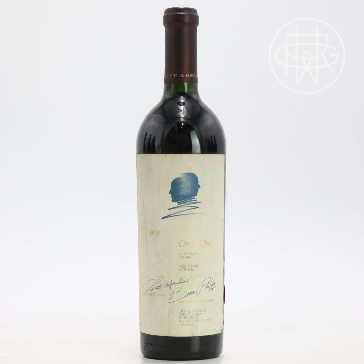 Opus One 1998 750mL (Bin Soiled Label)
