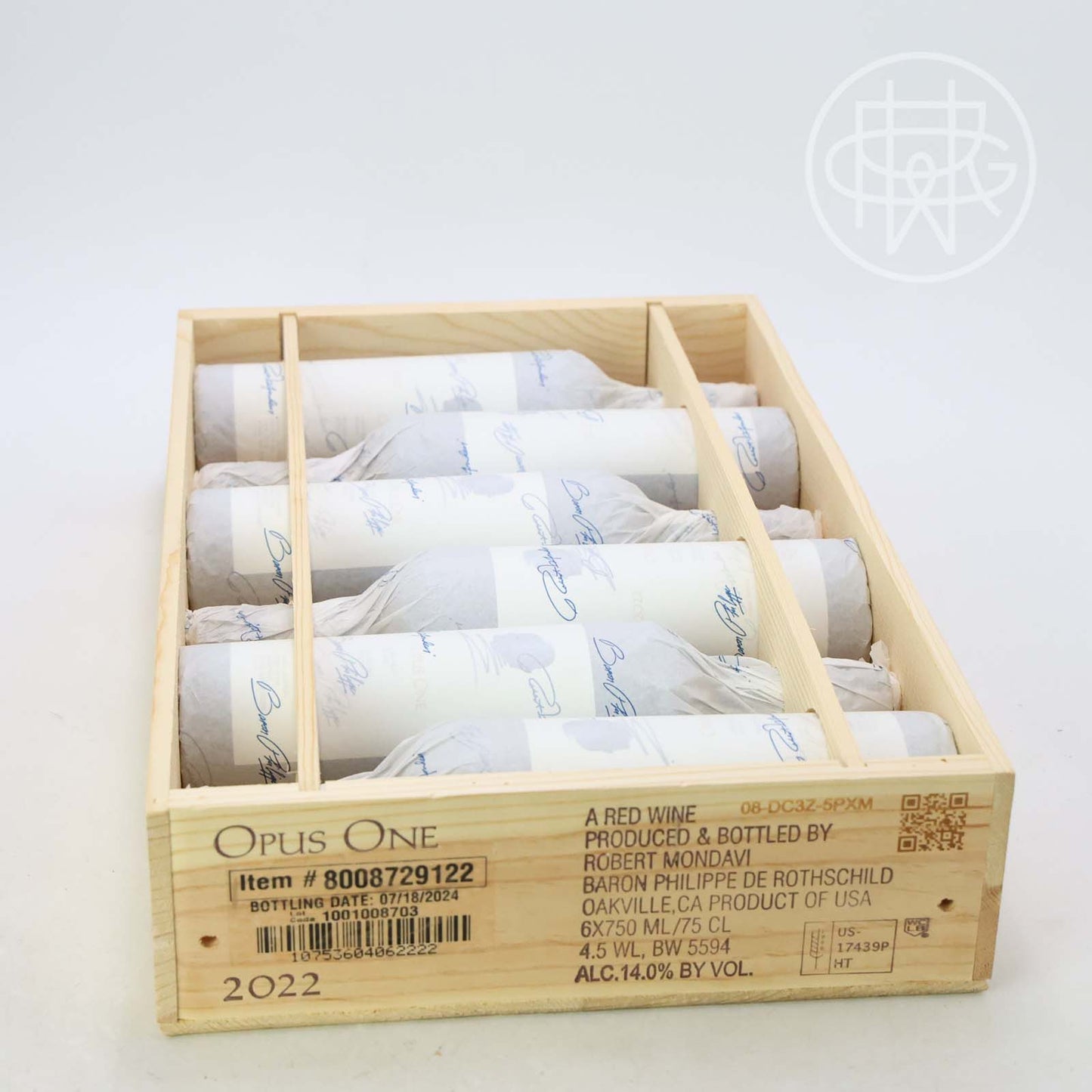 Opus One 2022 6-Pack OWC 750mL