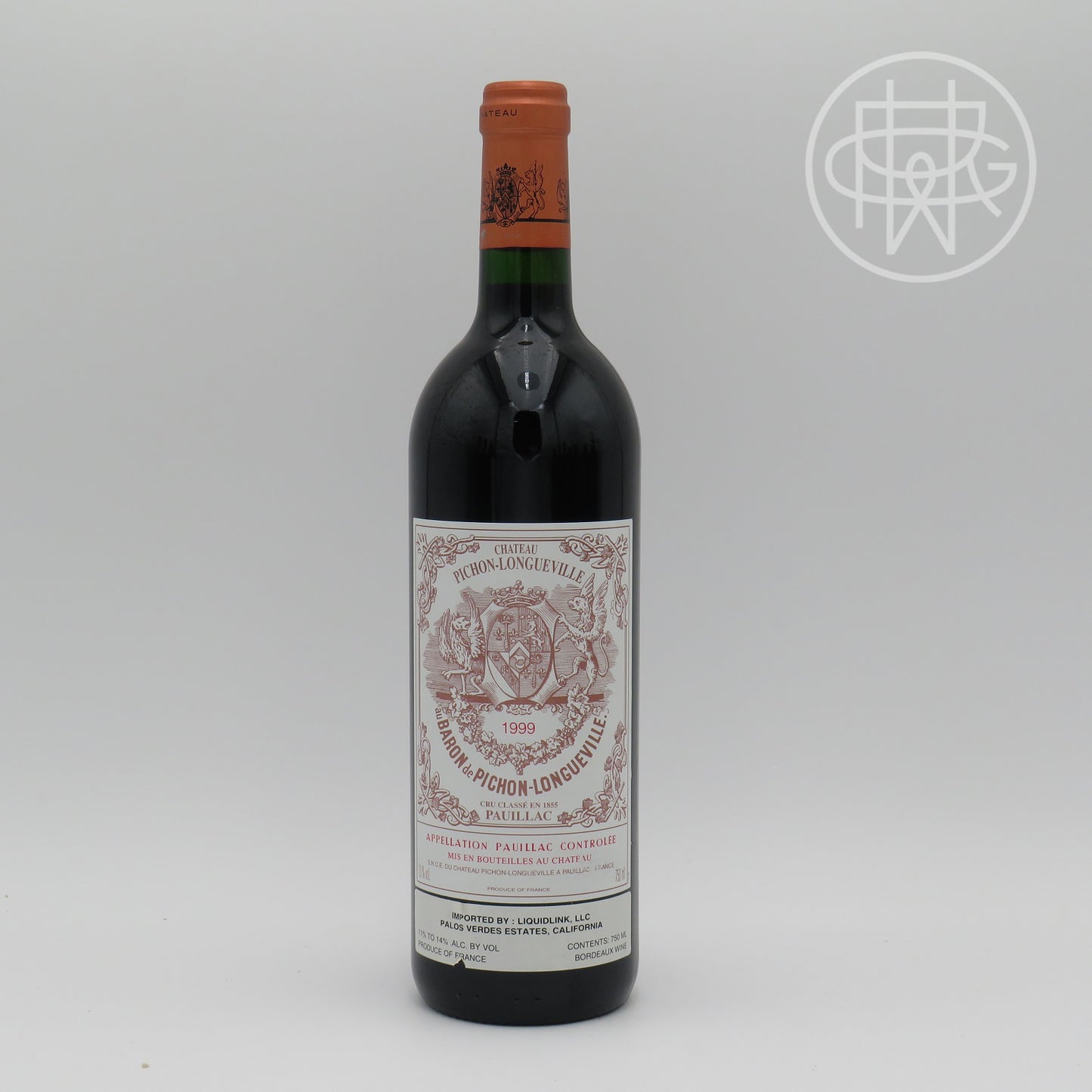 Pichon Baron 1999 750mL