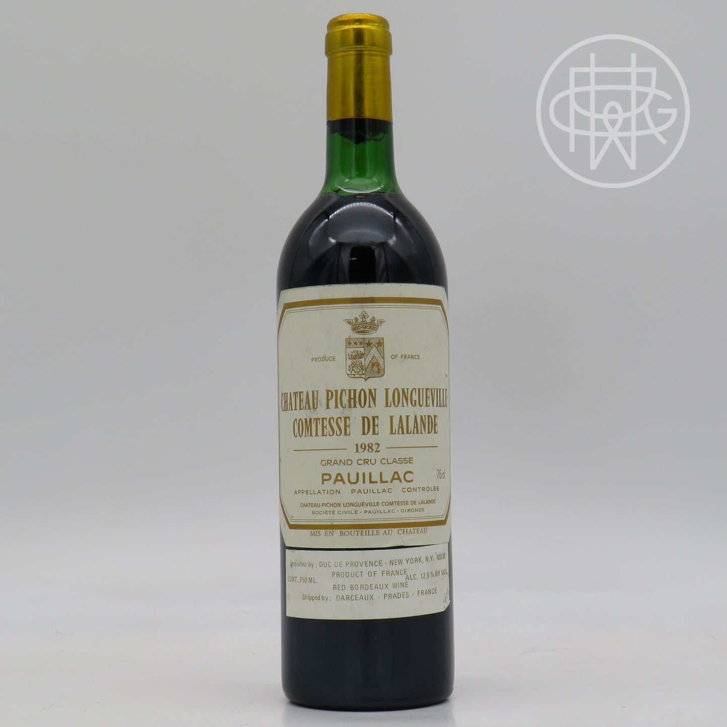 Pichon Lalande 1982 750mL (Top Shoulder)