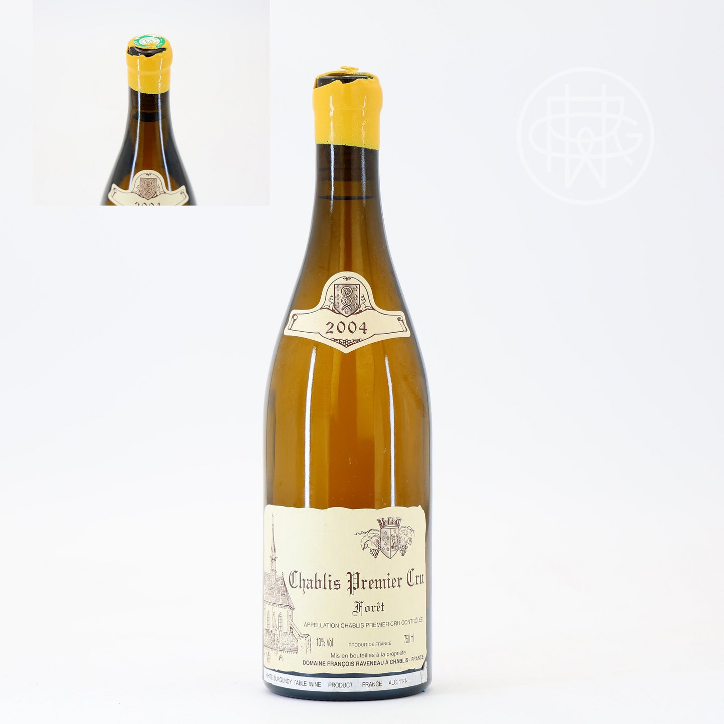 Raveneau Chablis Foret 2004 750mL (Chipped Wax Capsule)