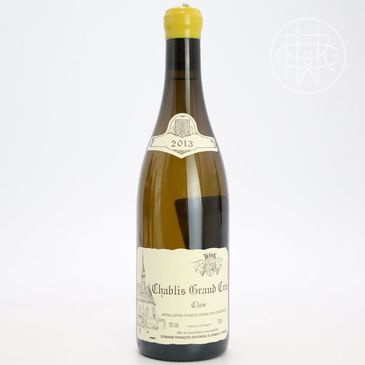 Raveneau Chablis Les Clos 2013 750mL [Nicked Label, Obscured Bottle Number]