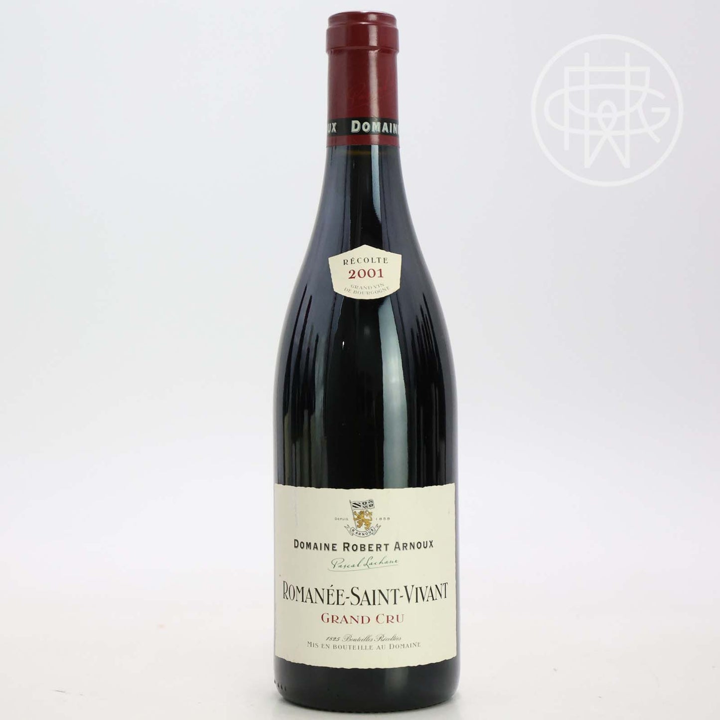 Robert Arnoux Romanee St. Vivant 2001 750mL (Slightly Scuffed Label)