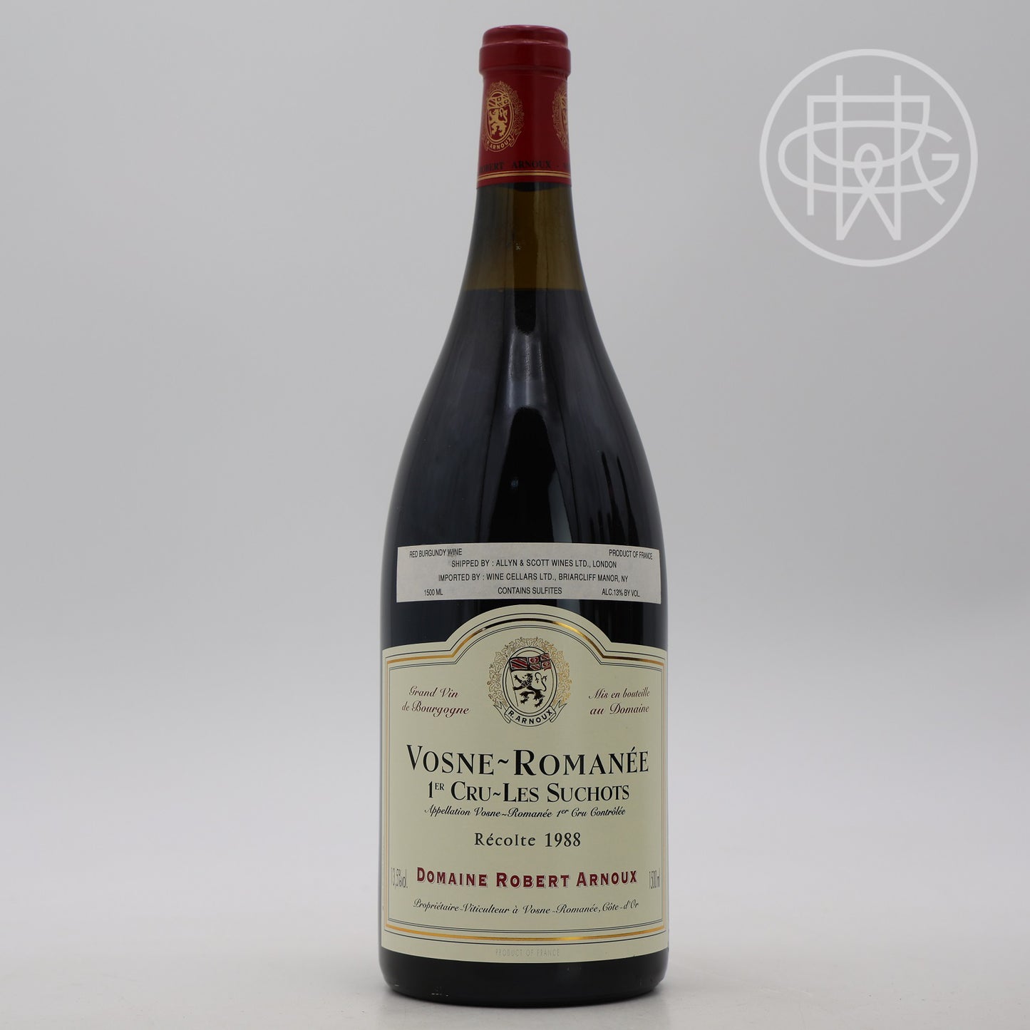 Robert Arnoux Suchots 1988 1.5L (4cm Fill)