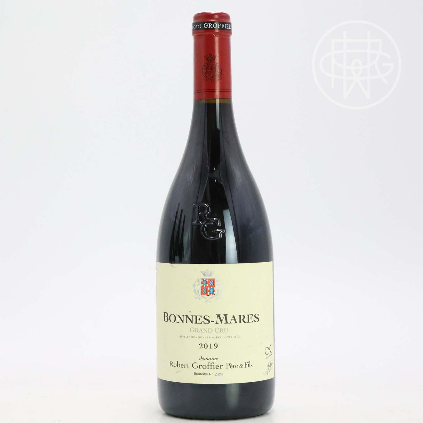 Robert Groffier Bonnes Mares 2019 750mL [Embossed Operakallaren Collection] (Slightly Scuffed Label)