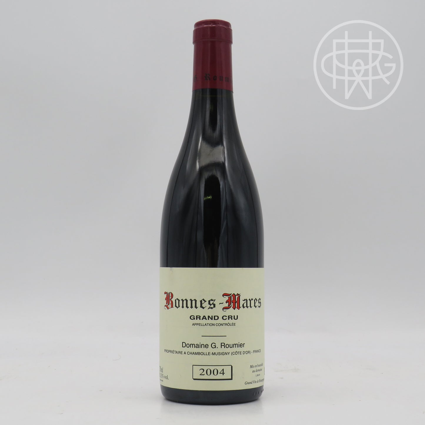 Roumier Bonnes Mares 2004 750mL (Nicked Label)