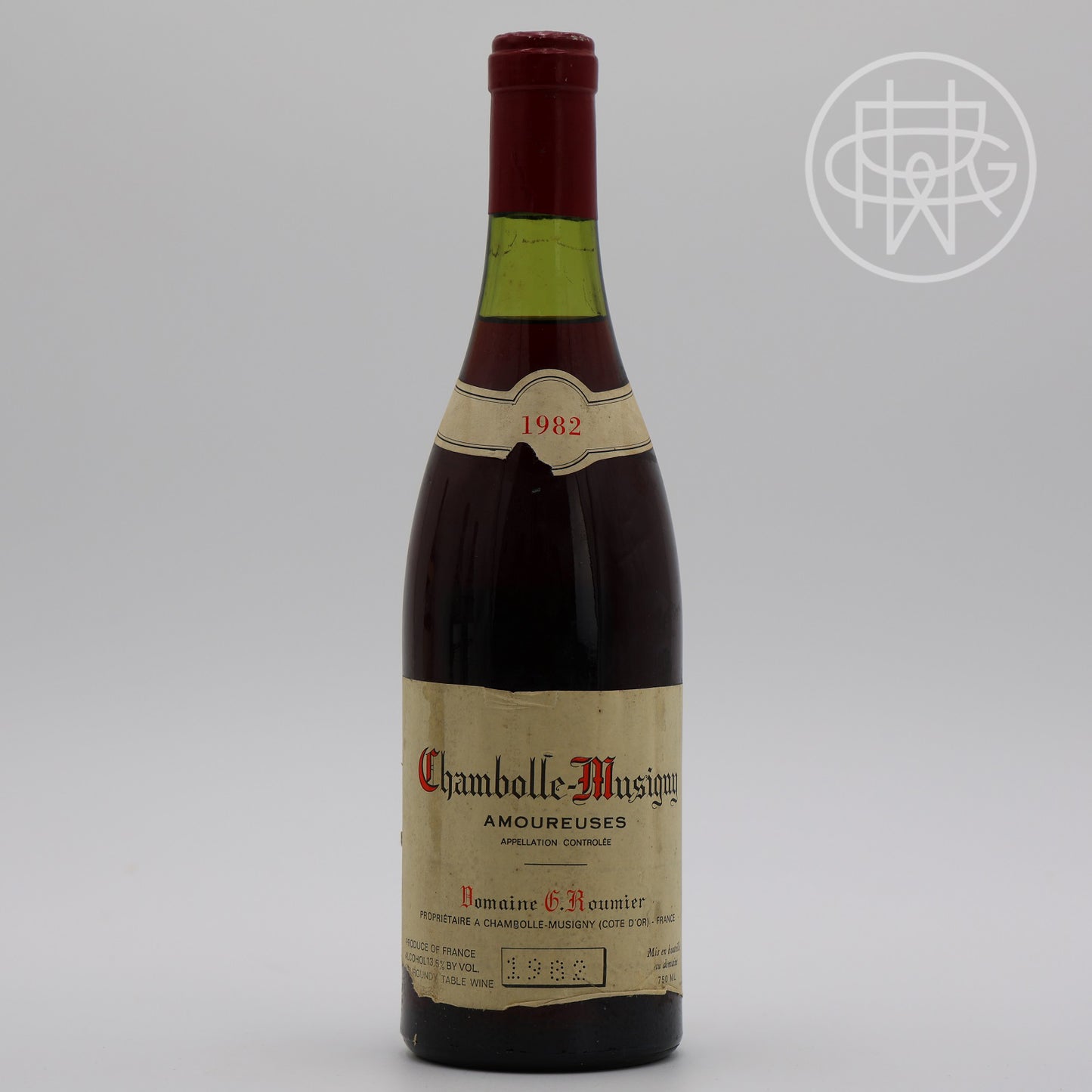 Roumier Les Amoureuses 1982 750mL (Slightly Nicked Label)