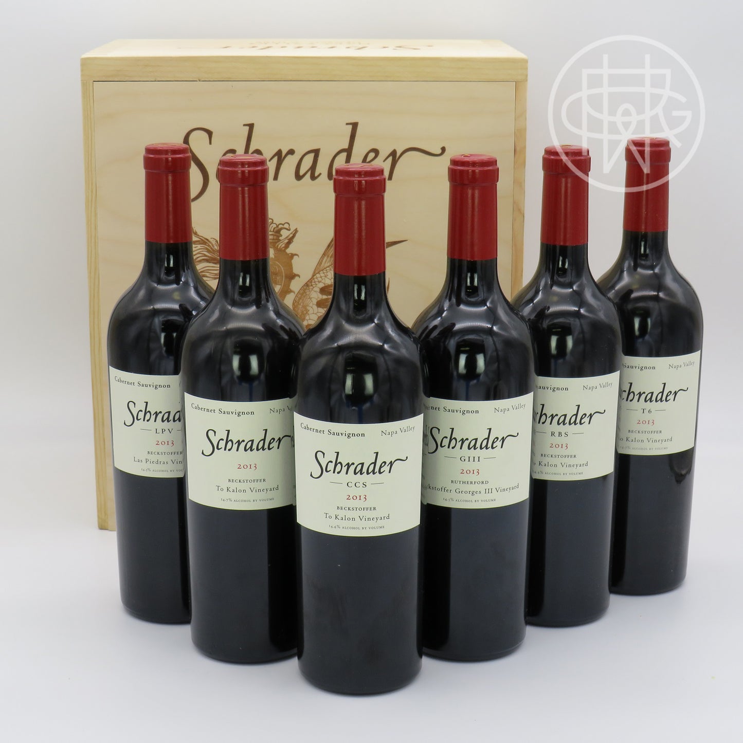Schrader Mixed Cellar 2013 6-Pack OWC 750mL [GIII,CCS,LPV,RBS,T6,ORIGINAL]