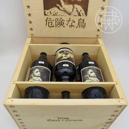 Sine Qua Non The Dangerous Birds 2007 6-Pack OWC 750mL [4 Syrah & 2 Grenache]