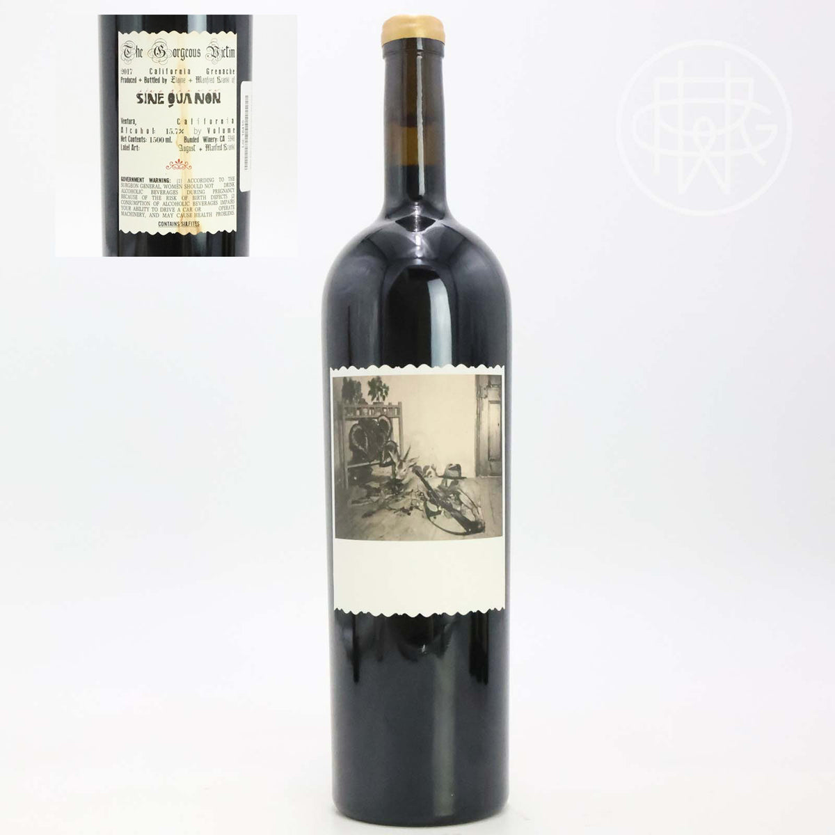 Sine Qua Non The Gorgeous Victim Grenache 2017 1.5L [Slightly Soiled Back Label]