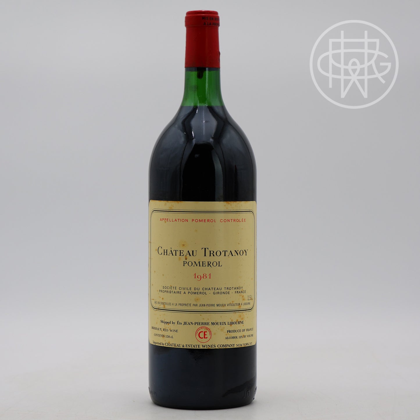 Trotanoy 1981 1.5L (Slightly Soiled Label)