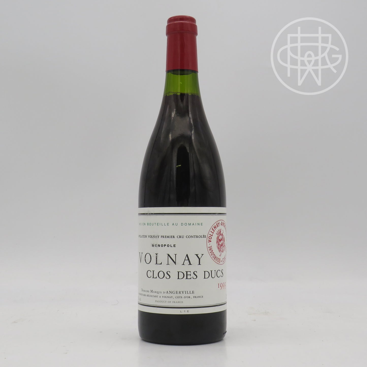 d'Angerville Volnay Clos des Ducs 1993 750mL (Slightly Scuffed Label)