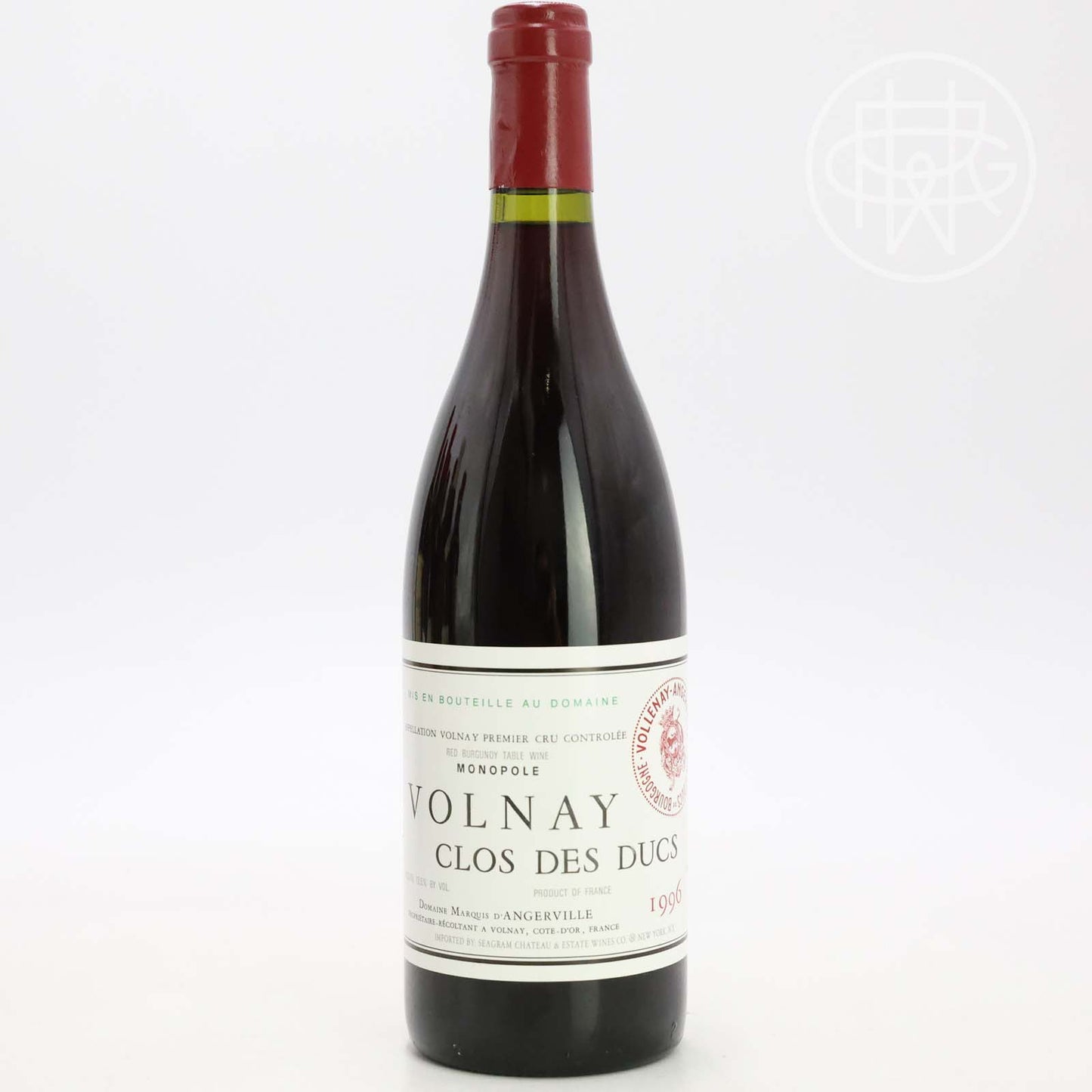 d'Angerville Volnay Clos des Ducs 1996 750mL