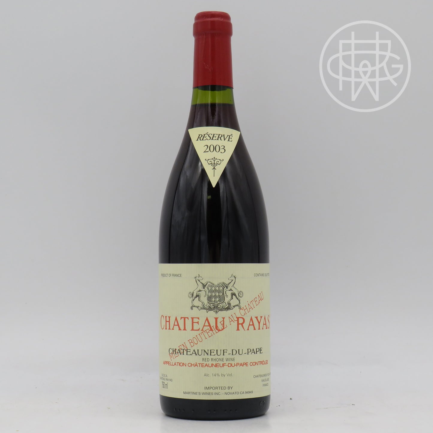 Chateau Rayas Chateauneuf du Pape 2003 750mL