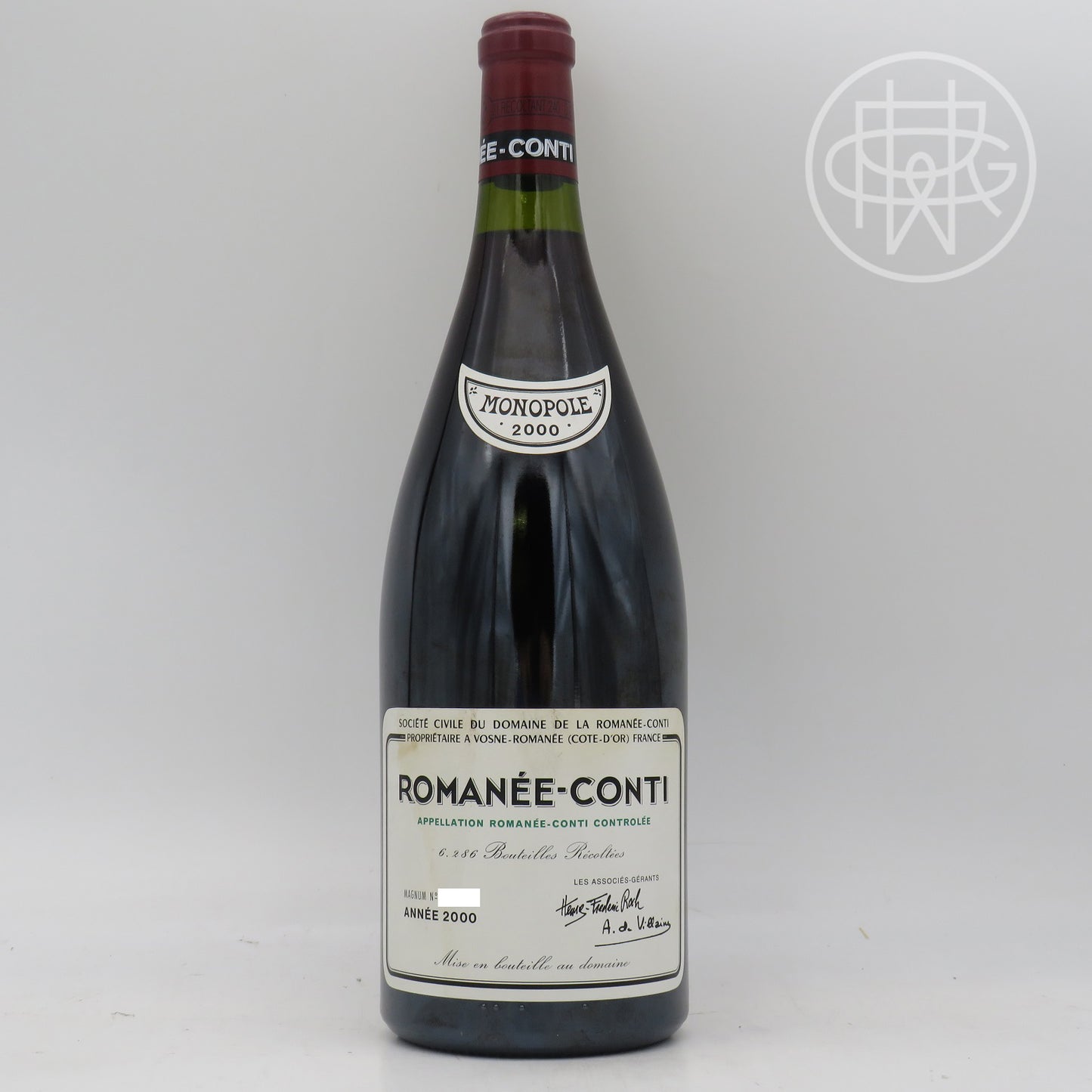 DRC Romanee Conti 2000 1.5L (Slightly Soiled Label)