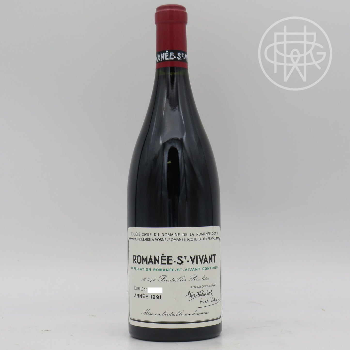 DRC St Vivant 1991 750mL (Slightly Scuffed Label)