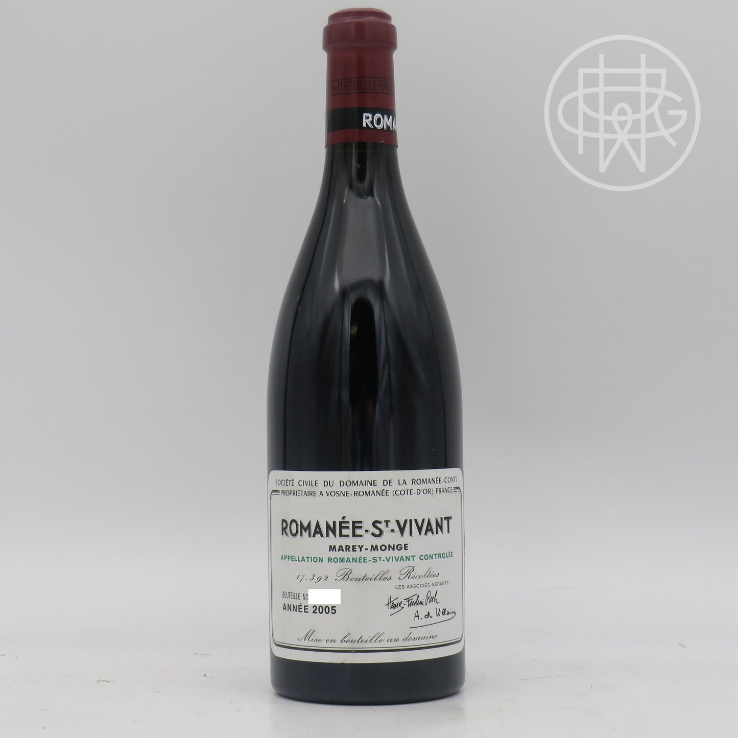 DRC St Vivant 2005 750mL