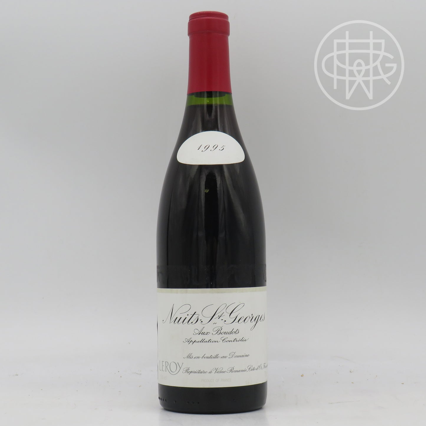 Leroy Nuits St. Georges Les Boudots 1995 750mL (Soiled/Scuffed Back Label)