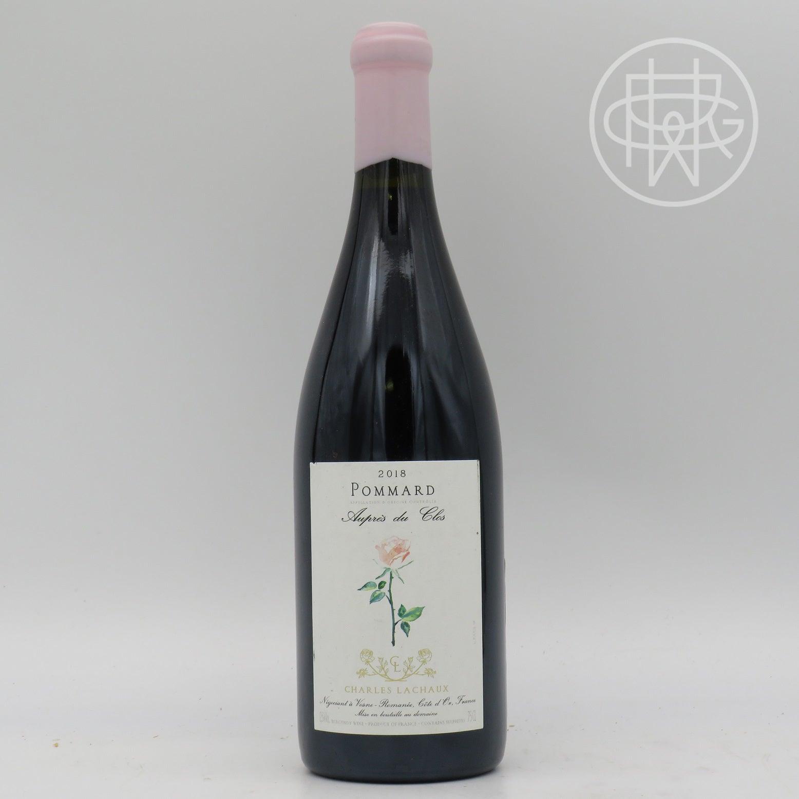 Charles Lachaux Pommard Aupres du Clos 2018 750mL - GRW Wine Collection