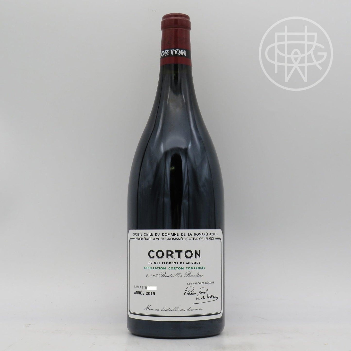 DRC Corton Grand Cru 2019 1.5L - GRW Wine Collection