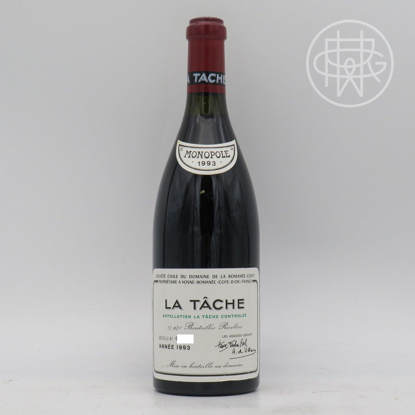DRC La Tache 1993 750mL - GRW Wine Collection