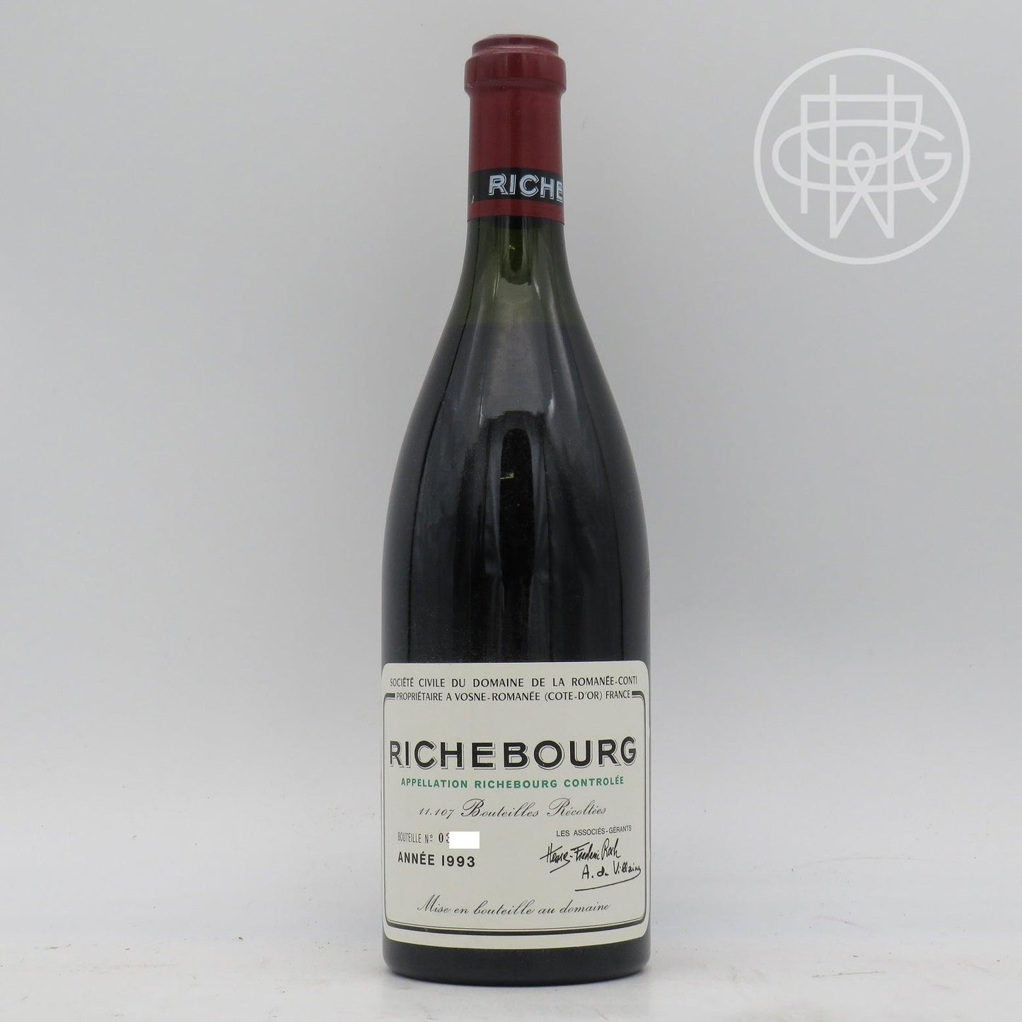 DRC Richebourg 1993 750mL (3cm) - GRW Wine Collection