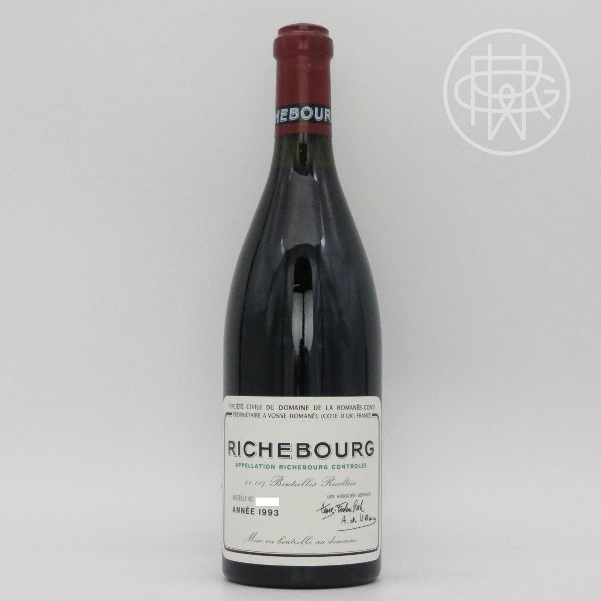 DRC Richebourg 1993 750mL - GRW Wine Collection