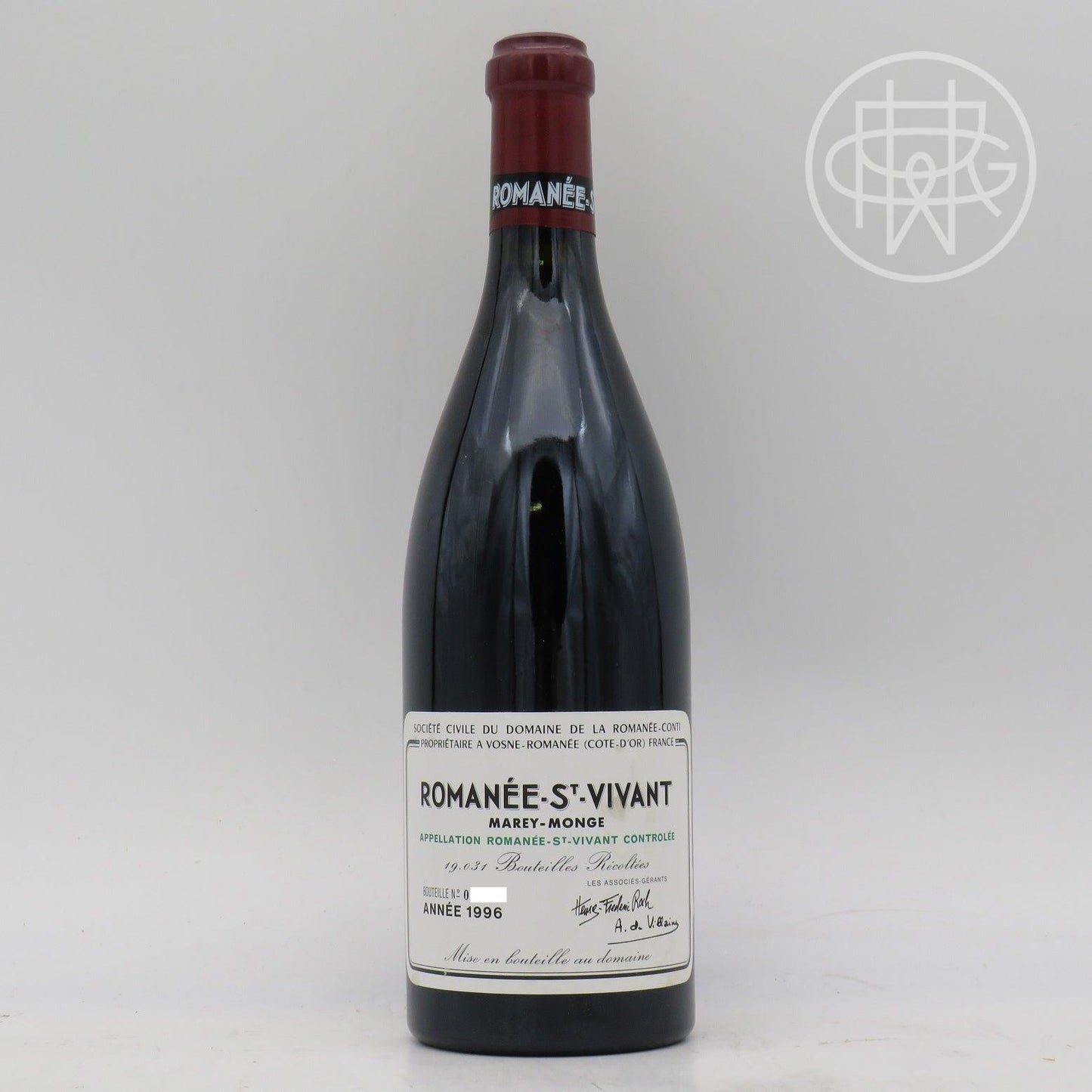 DRC St Vivant 1996 750mL (Slightly Soiled Label) - GRW Wine Collection