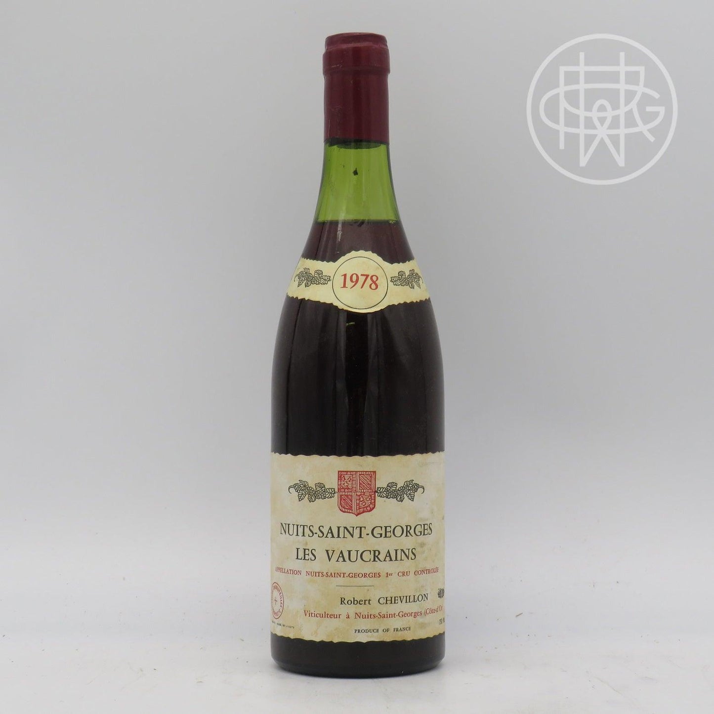 Robert Chevillion Les Vaucrains 1978 750mL (3cm Fill) - GRW Wine Collection